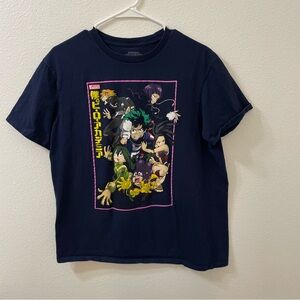 Funimation My Hero academia t shirt blue large